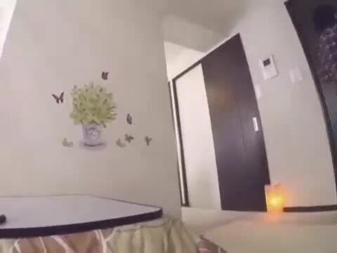 Japanese hot girl with big natural tits is giving a good time